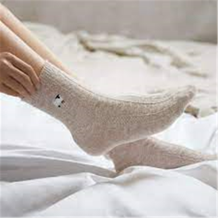 Sophie Allport Knitted Bed Socks - Sheep 1